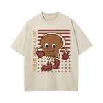 Don't Look Back Graphic Washed Tee-INNBLAC Fashion Apparel