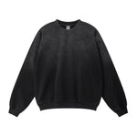 Dot Paint Faded Sweatshirt-INNBLAC Fashion Apparel