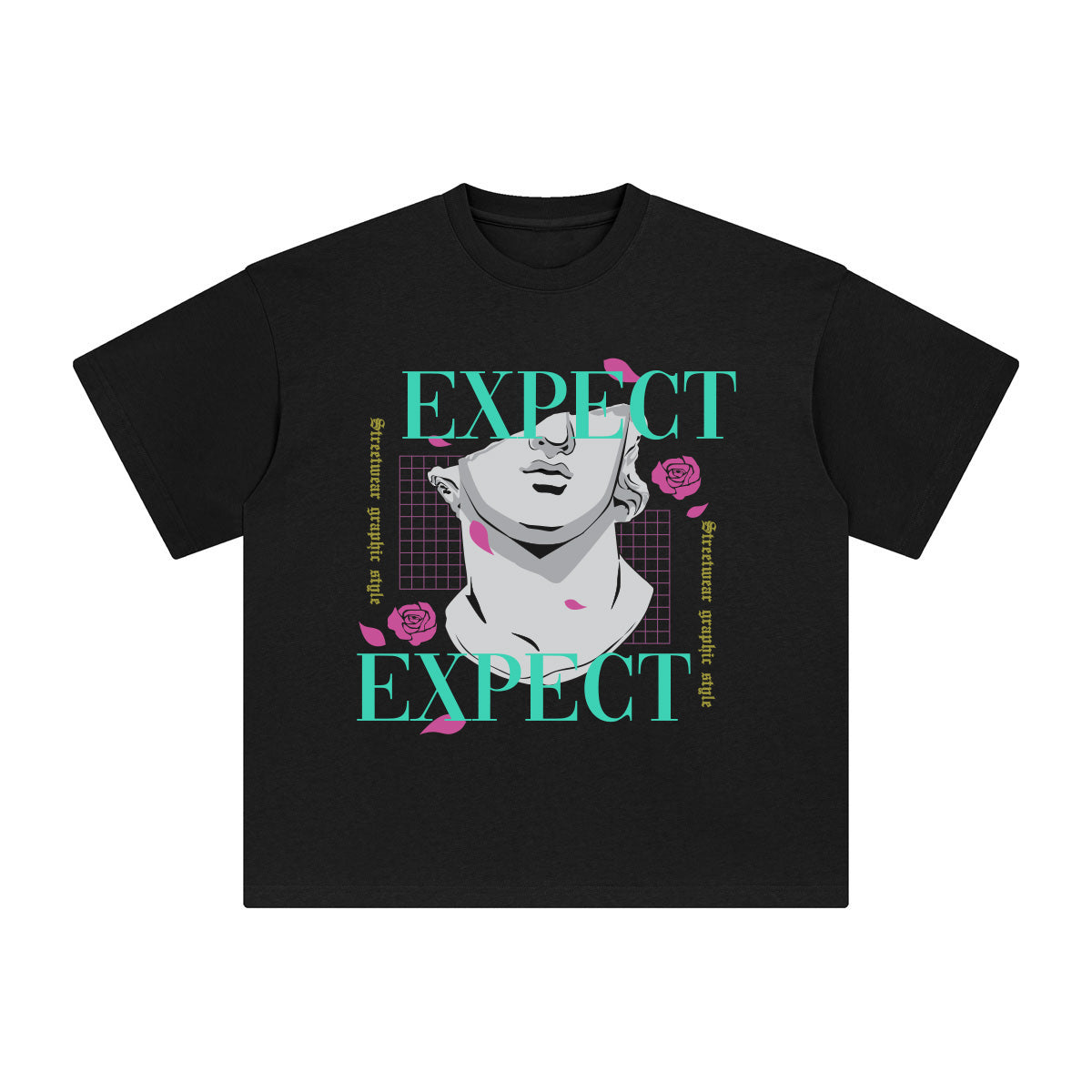 EXPCET Aesthetic Graphic T Shirt-INNBLAC Fashion Apparel
