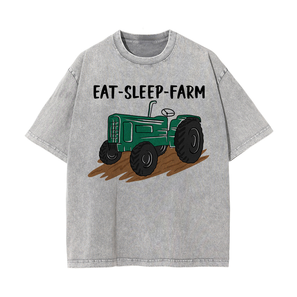 Eat Sleep Farm Graphic Tee-INNBLAC Fashion Apparel