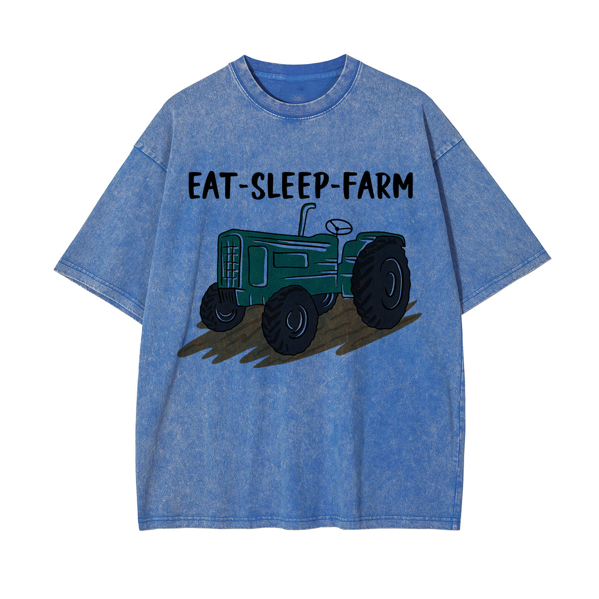 Eat Sleep Farm Graphic Tee-INNBLAC Fashion Apparel