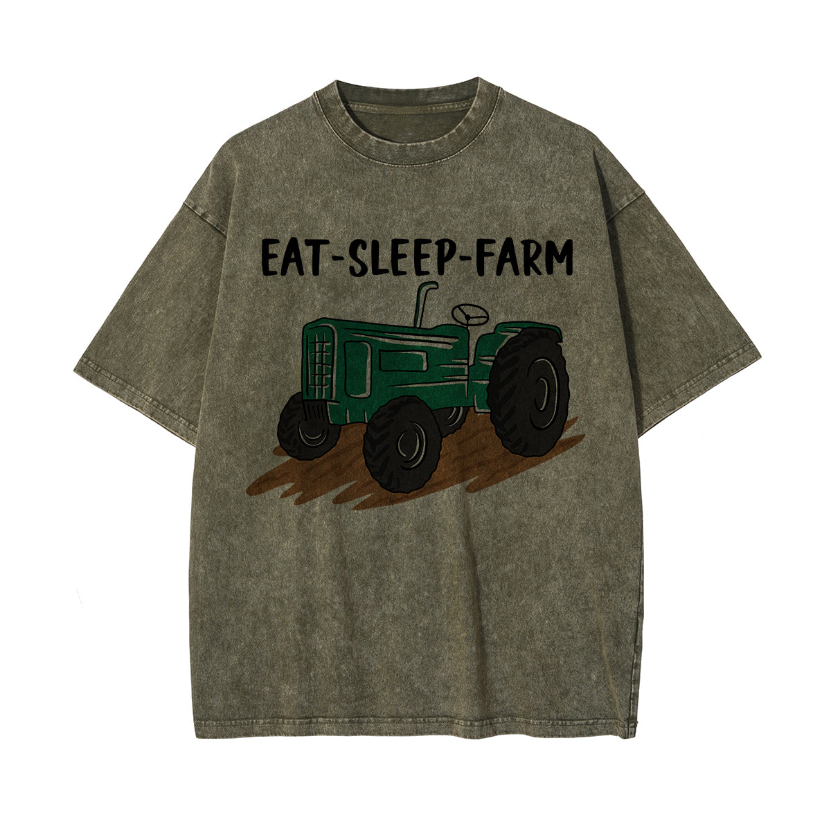 Eat Sleep Farm Graphic Tee-INNBLAC Fashion Apparel