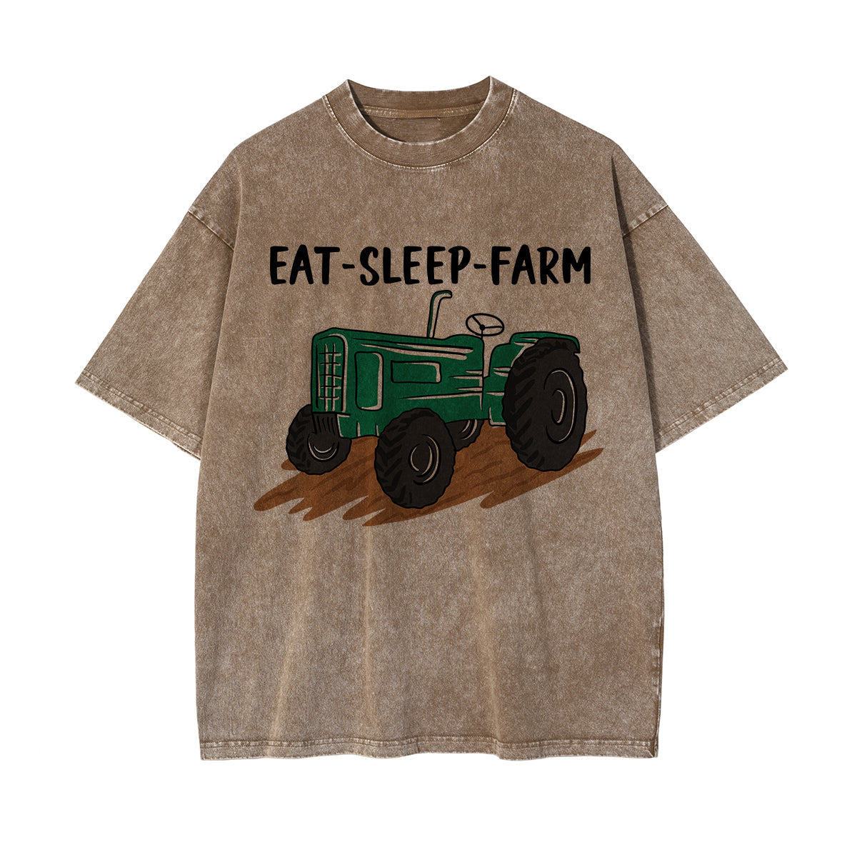Eat Sleep Farm Graphic Tee-INNBLAC Fashion Apparel