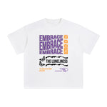 Embrace the Loneliness Abstract Graphic Tee-INNBLAC Fashion Apparel