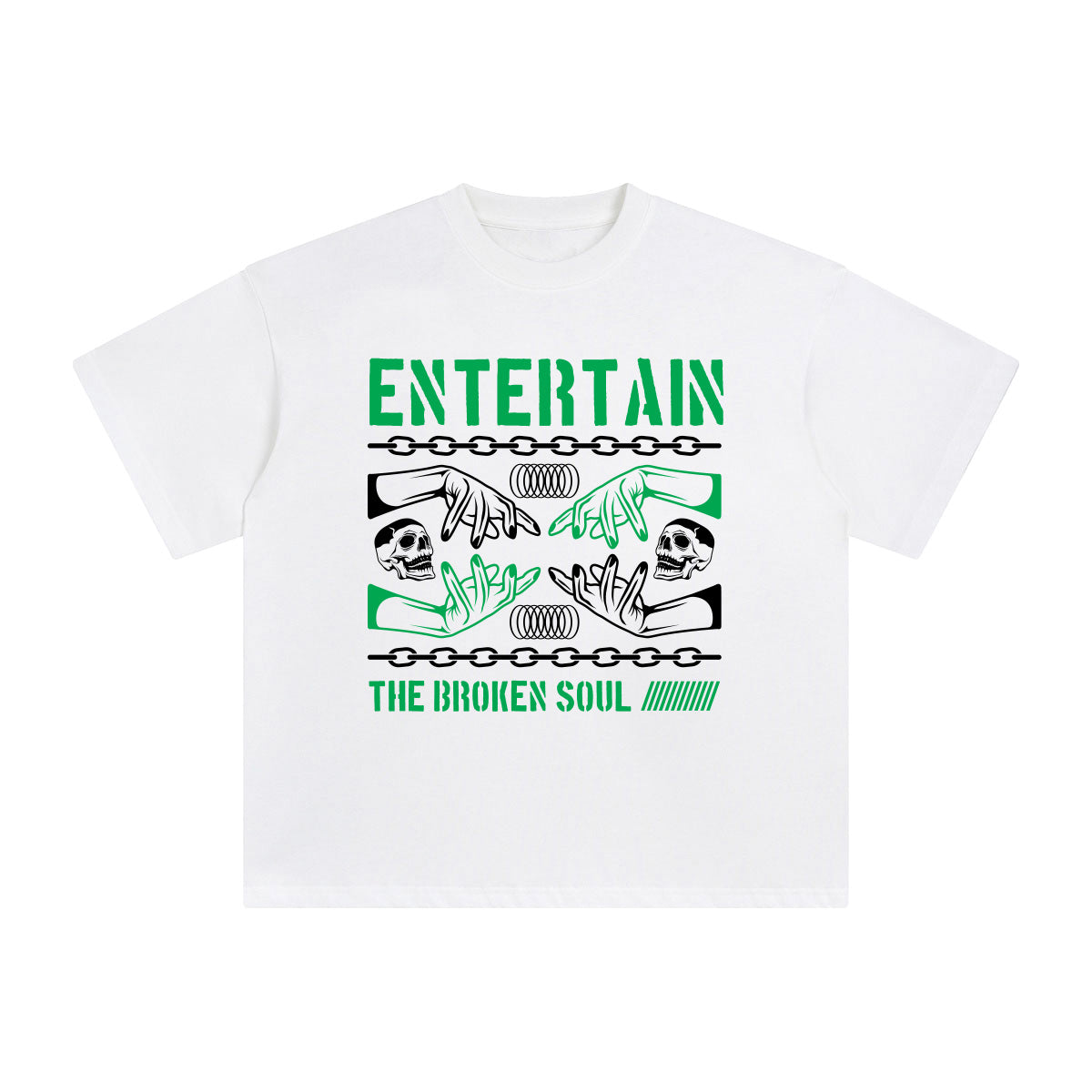 Entertain the Broken Soul Graphic Tee-INNBLAC Fashion Apparel