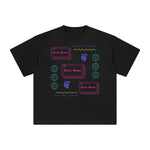 Error Sense Abstract Graphic Tee-INNBLAC Fashion Apparel