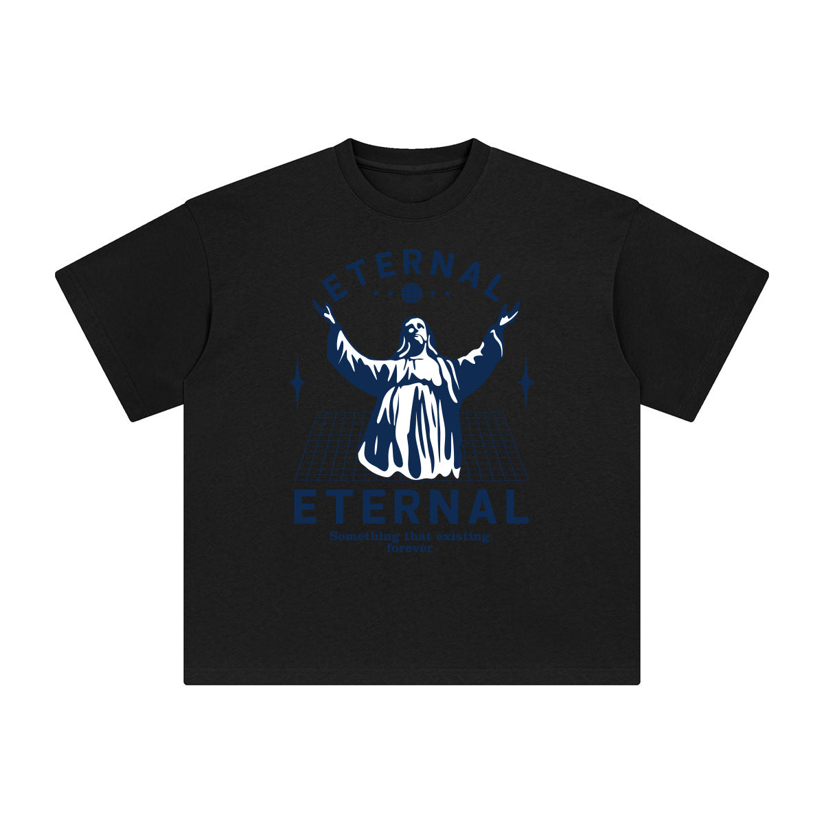Eternal Abstract Graphic Tee-INNBLAC Fashion Apparel