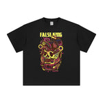 False King Skull Graphic T Shirt-INNBLAC Fashion Apparel