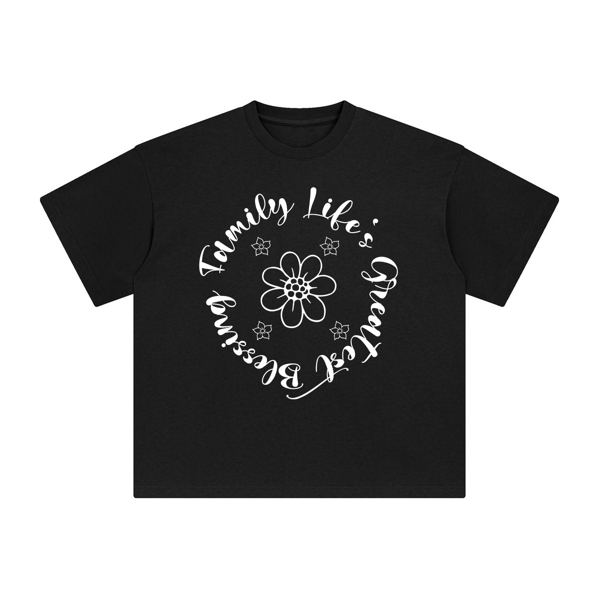 Family Life's Greatest Blessing Graphic Tee-INNBLAC Fashion Apparel