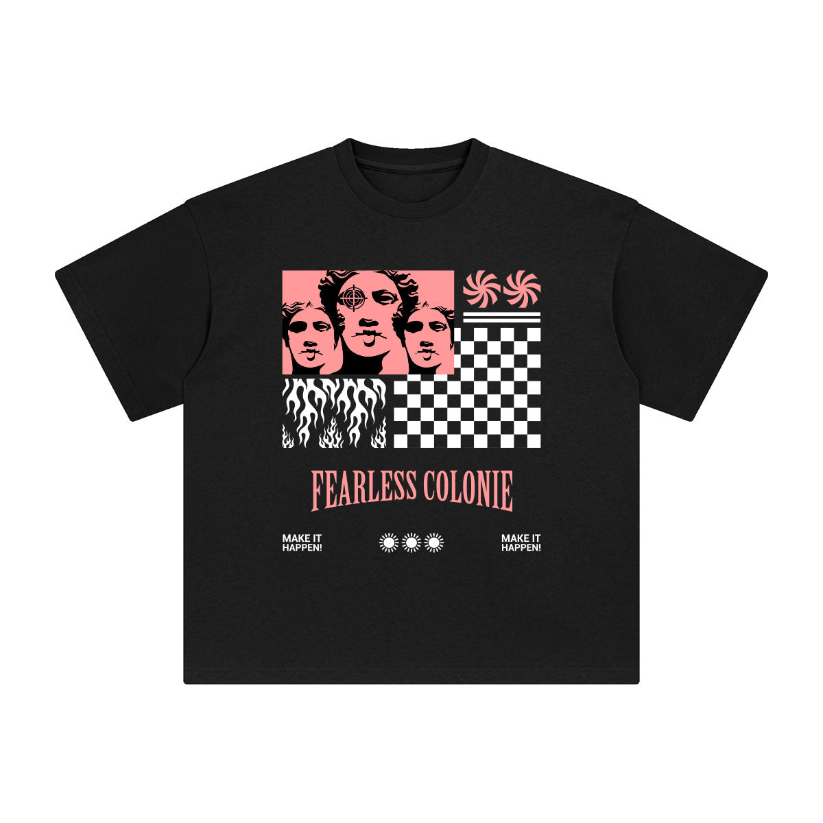 Fearless Colonie Funny Graphic Tee-INNBLAC Fashion Apparel