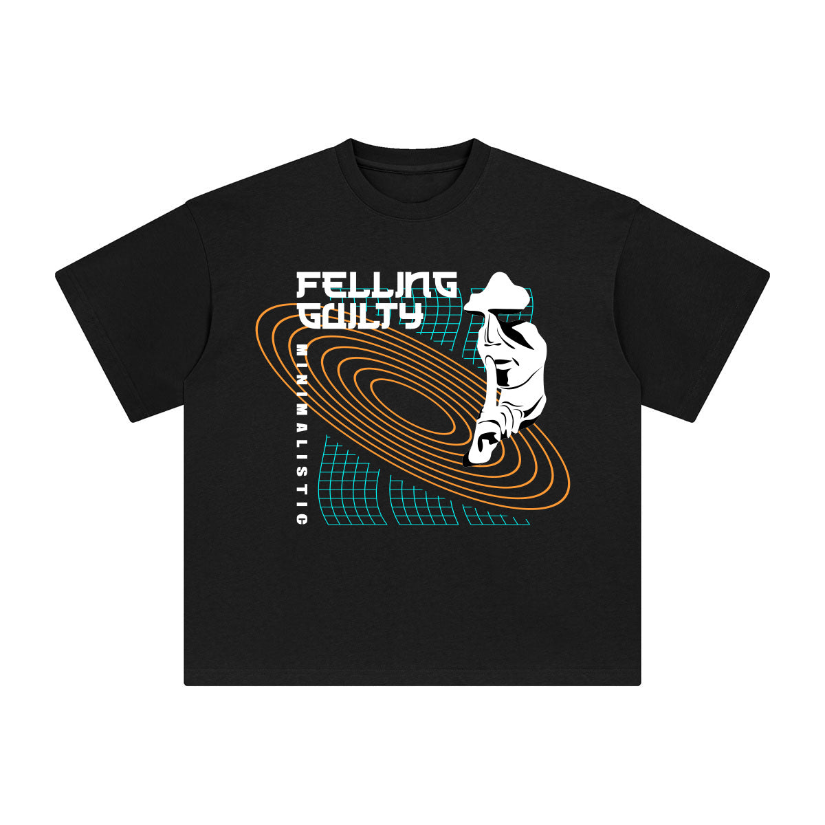 Feeling Guilty Abstract Art Graphic Tee-INNBLAC Fashion Apparel