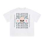 Fighter Abstract Graphic Tee-INNBLAC Fashion Apparel