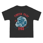 Fighter Pilot Retro Graphic Tee-INNBLAC Fashion Apparel