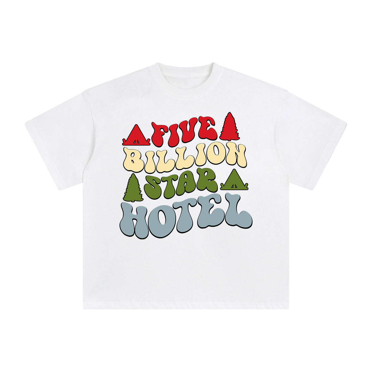 Five Billion Star Hotel Graphic Tee-INNBLAC Fashion Apparel