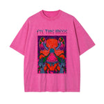 Fix This Mess Washed Graphic Tee-INNBLAC Fashion Apparel