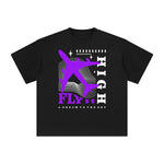 Fly High Abstract Graphic Tee-INNBLAC Fashion Apparel