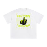 Fuck the Life Abstract Graphic Tee-INNBLAC Fashion Apparel