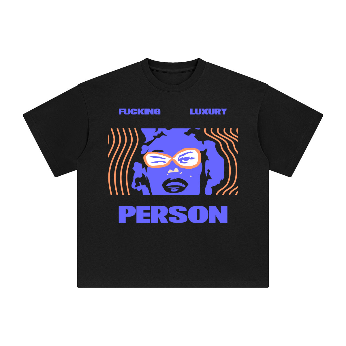Fucking Luxury Person Abstract Graphic Tee-INNBLAC Fashion Apparel