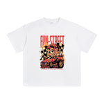 Fun Street Retro Cartoon Graphic Tee-INNBLAC Fashion Apparel