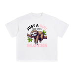Funny Sloth Graphic Tee-INNBLAC Fashion Apparel