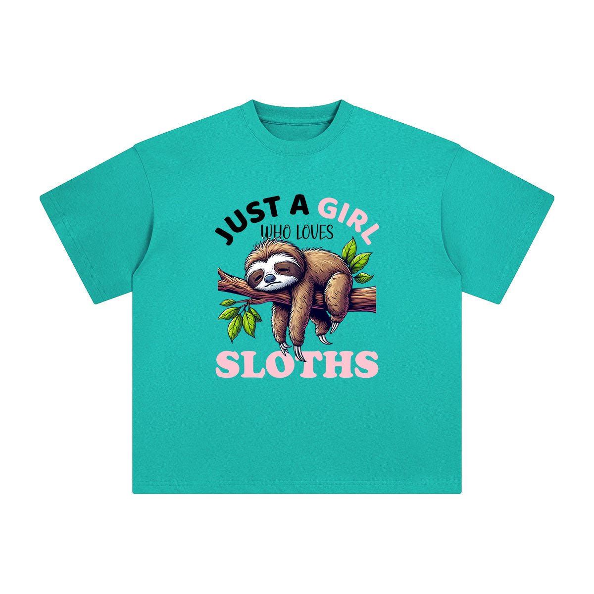 Funny Sloth Graphic Tee-INNBLAC Fashion Apparel