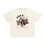 Funny Sloth Graphic Tee-INNBLAC Fashion Apparel