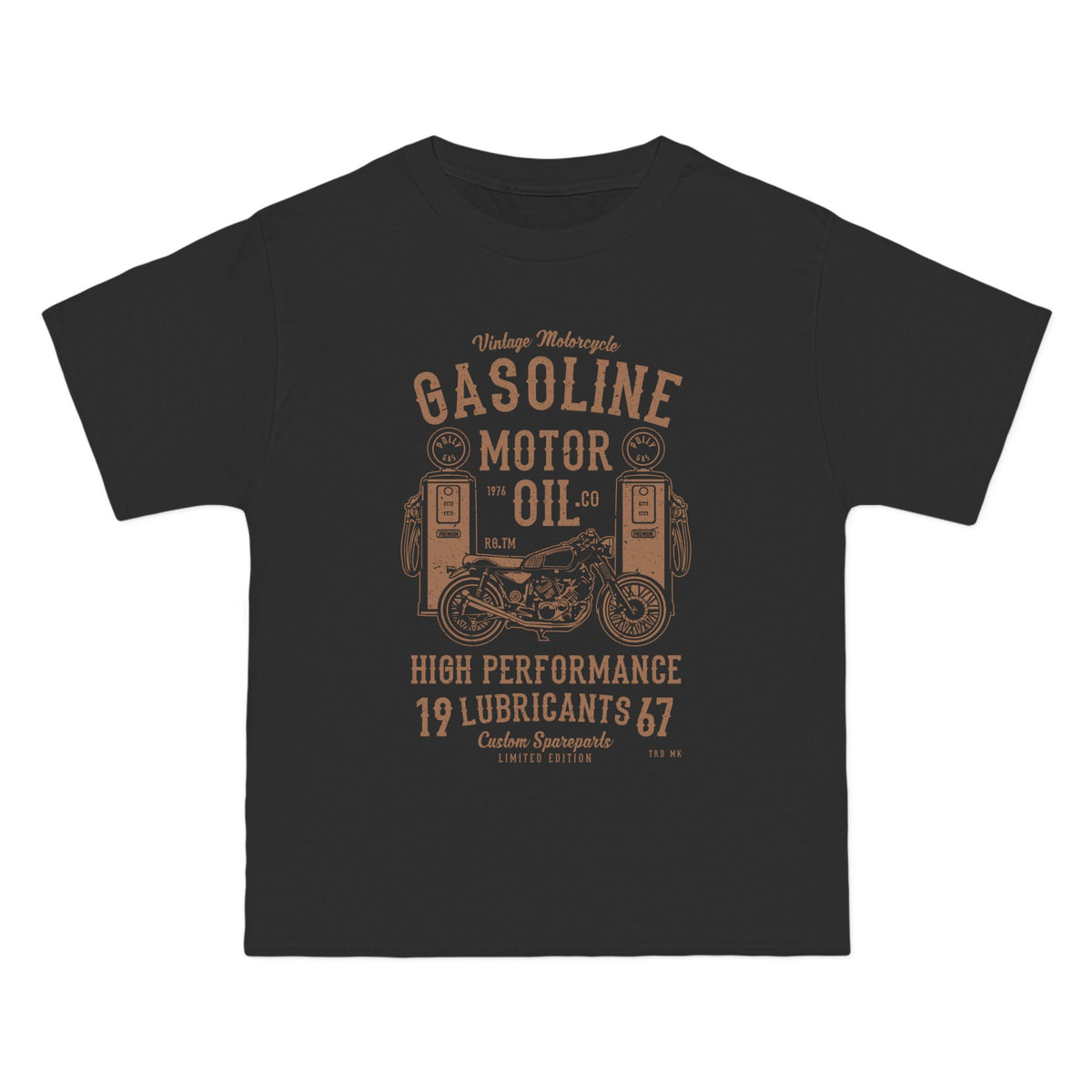 Gasoline Motor Oil Graphic Tee-INNBLAC Fashion Apparel