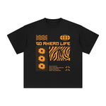 Go Ahead Life Graphic T Shirt-INNBLAC Fashion Apparel