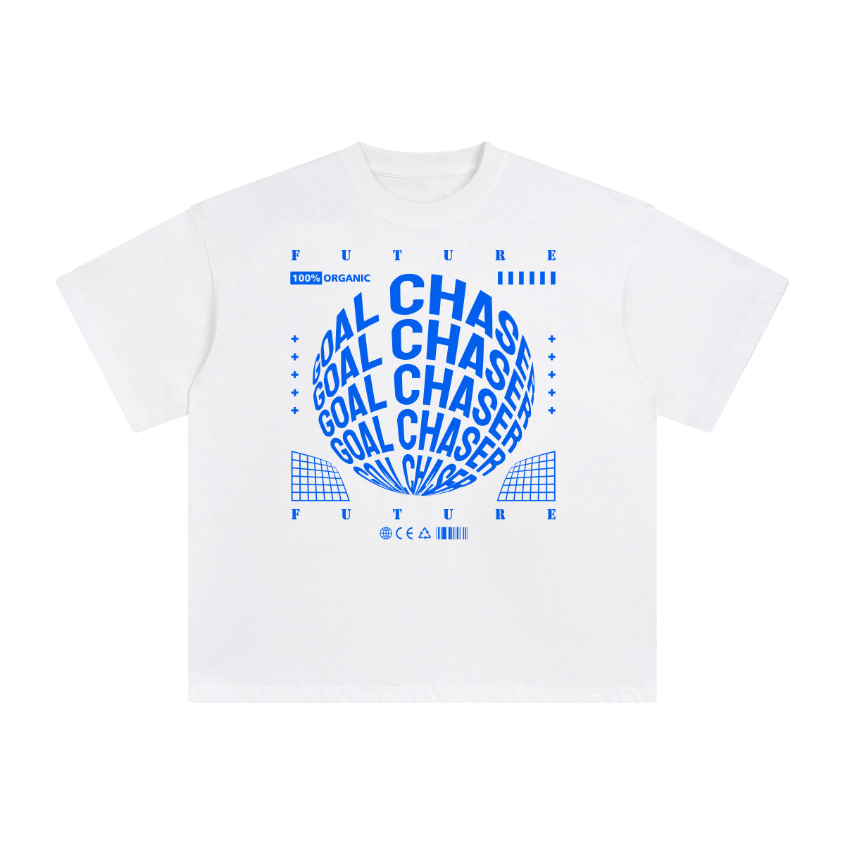 Goal Chaser Abstract Graphic Tee-INNBLAC Fashion Apparel