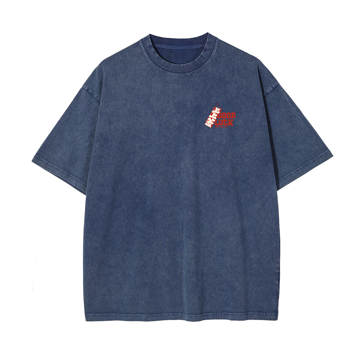 Good Luck Chinese Characters Graphic Tee-INNBLAC Fashion Apparel