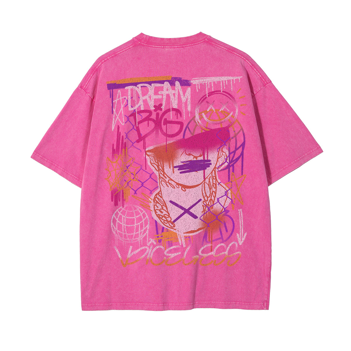 Graffiti Aesthetic Graphic Heavyweight Tee-INNBLAC Fashion Apparel