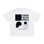 Grow Selfishness Abstract Graphic Tee-INNBLAC Fashion Apparel
