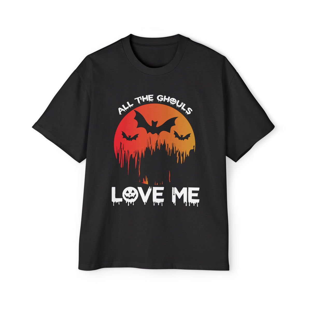 Halloween Bats Graphic Tee-INNBLAC Fashion Apparel
