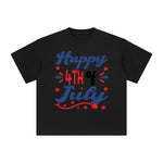 Happy 4th of July Graphic Tee-INNBLAC Fashion Apparel
