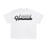 Happyness ls Homemade Graphic Tee-INNBLAC Fashion Apparel