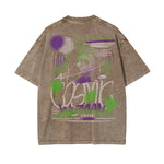 Heavyweight Aesthetic Graphic T Shirt-INNBLAC Fashion Apparel