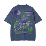 Heavyweight Aesthetic Graphic T Shirt-INNBLAC Fashion Apparel