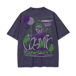Heavyweight Aesthetic Graphic T Shirt-INNBLAC Fashion Apparel