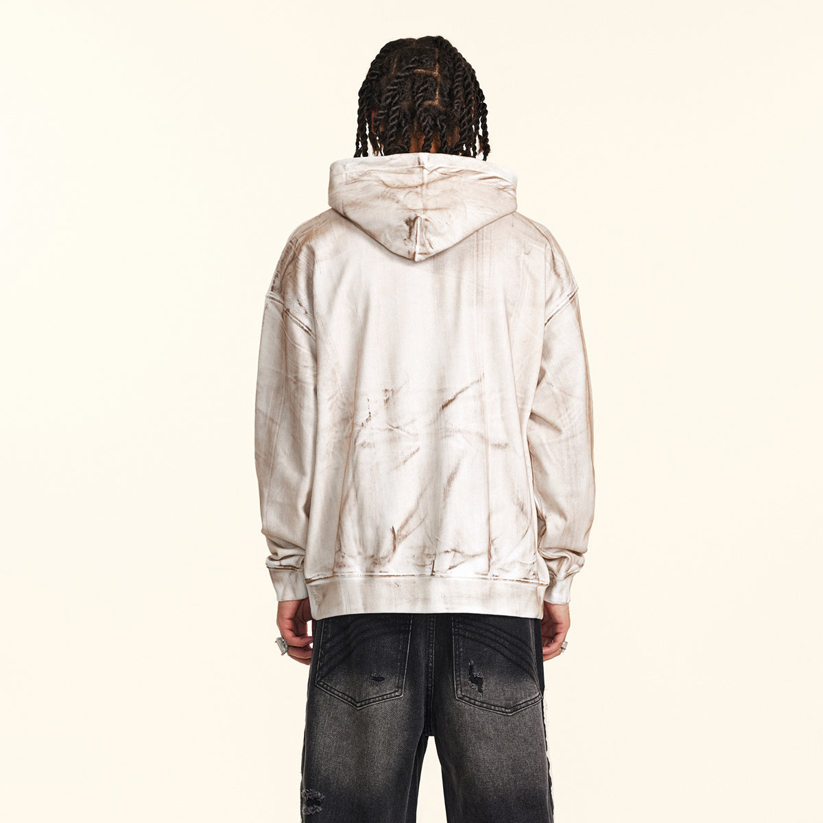Heavyweight Brush Dyed Hoodie-INNBLAC Fashion Apparel