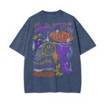 Heavyweight Retro Faded Graphic Tee-INNBLAC Fashion Apparel