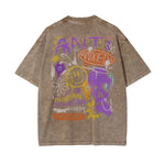 Heavyweight Retro Faded Graphic Tee-INNBLAC Fashion Apparel