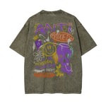 Heavyweight Retro Faded Graphic Tee-INNBLAC Fashion Apparel