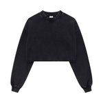 Heavyweight Rough Edge Crop Top-INNBLAC Fashion Apparel