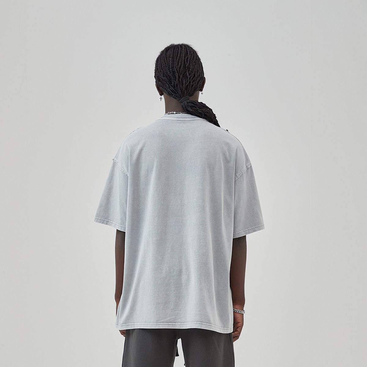 Heavyweight Vintage Rough Edge T Shirt 8oz-INNBLAC Fashion Apparel