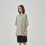 Women's Heavyweight Vintage Rough Edge T Shirt 8oz-INNBLAC Fashion Apparel