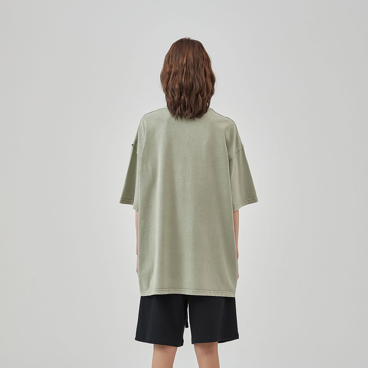 Women's Heavyweight Vintage Rough Edge T Shirt 8oz-INNBLAC Fashion Apparel