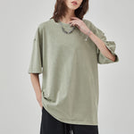 Women's Heavyweight Vintage Rough Edge T Shirt 8oz-INNBLAC Fashion Apparel