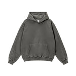 Heavyweight Washed Baggy Fit Hoodie-INNBLAC Fashion Apparel