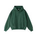 Heavyweight Washed Kangaroo Pocket Hoodie-INNBLAC Fashion Apparel