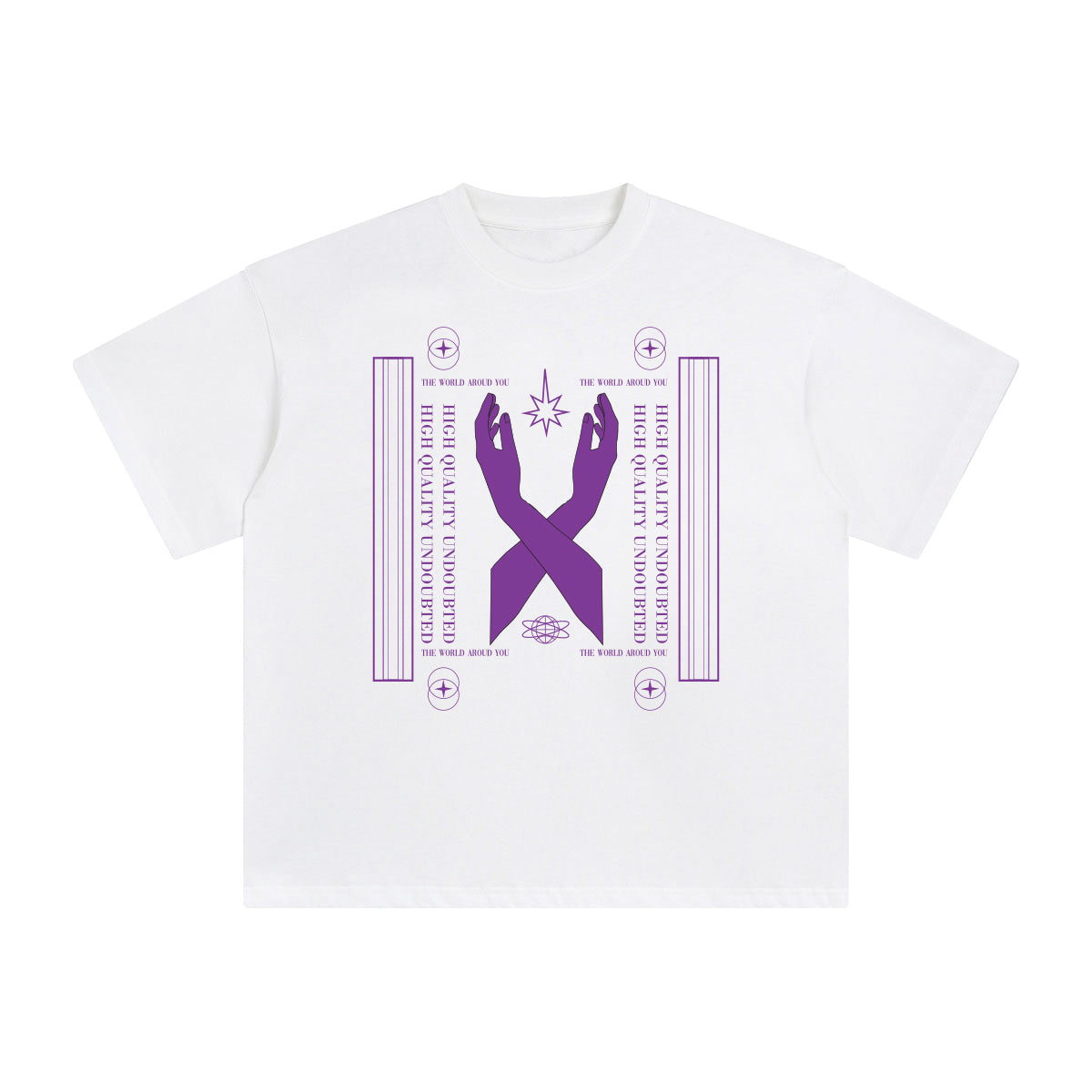 High Quality Abstract Graphic Tee-INNBLAC Fashion Apparel